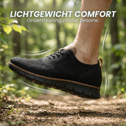 Night Step | Orthopedische Wandelschoen met Zwarte Zool