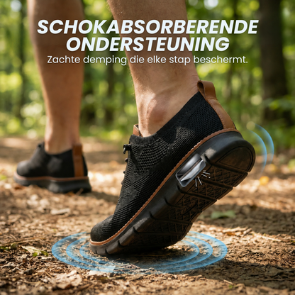 Night Step | Orthopedische Wandelschoen met Zwarte Zool
