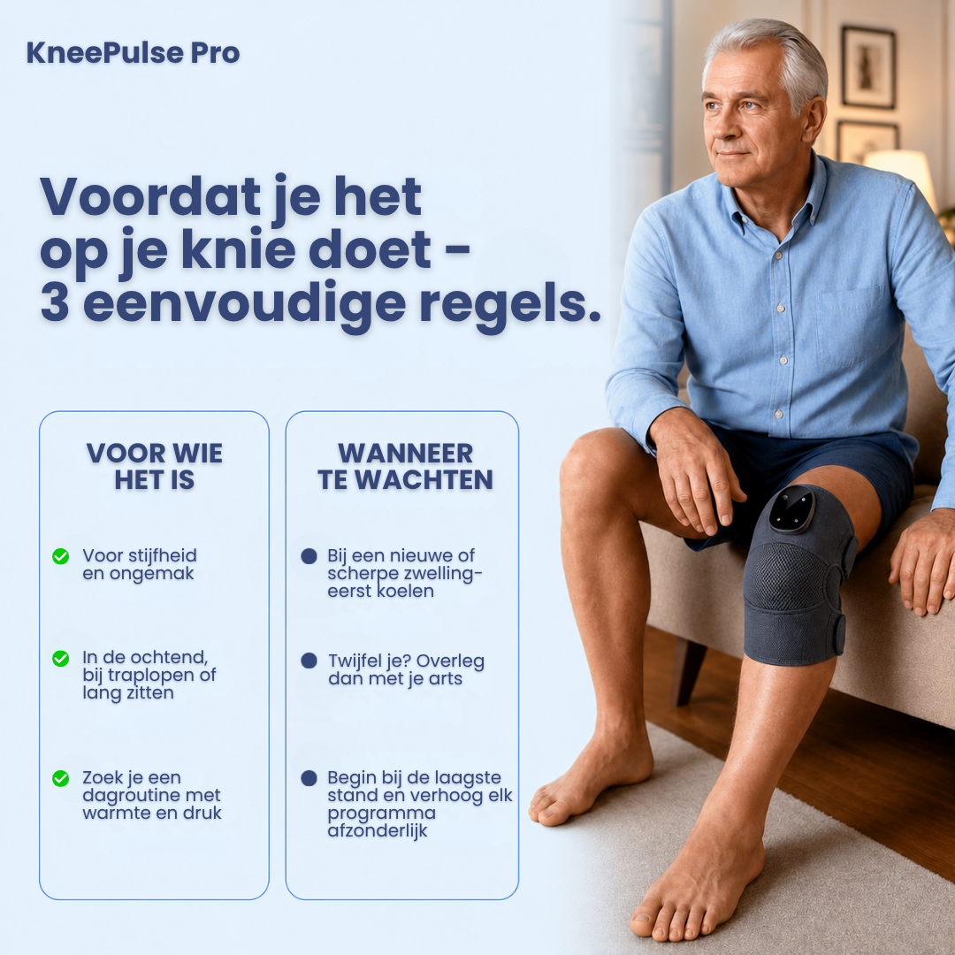 KneePulse Pro | 3 in 1 Knie massager