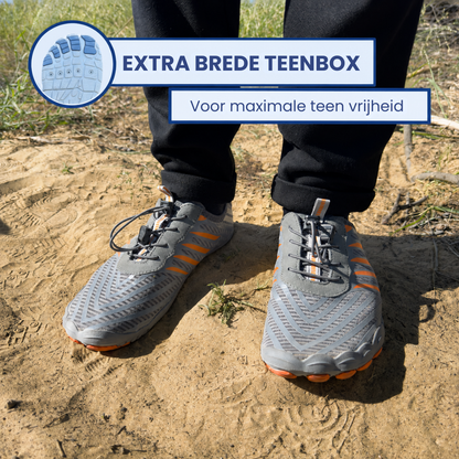 BareStep | Ultralichte barefoot-schoen met brede teenbox.