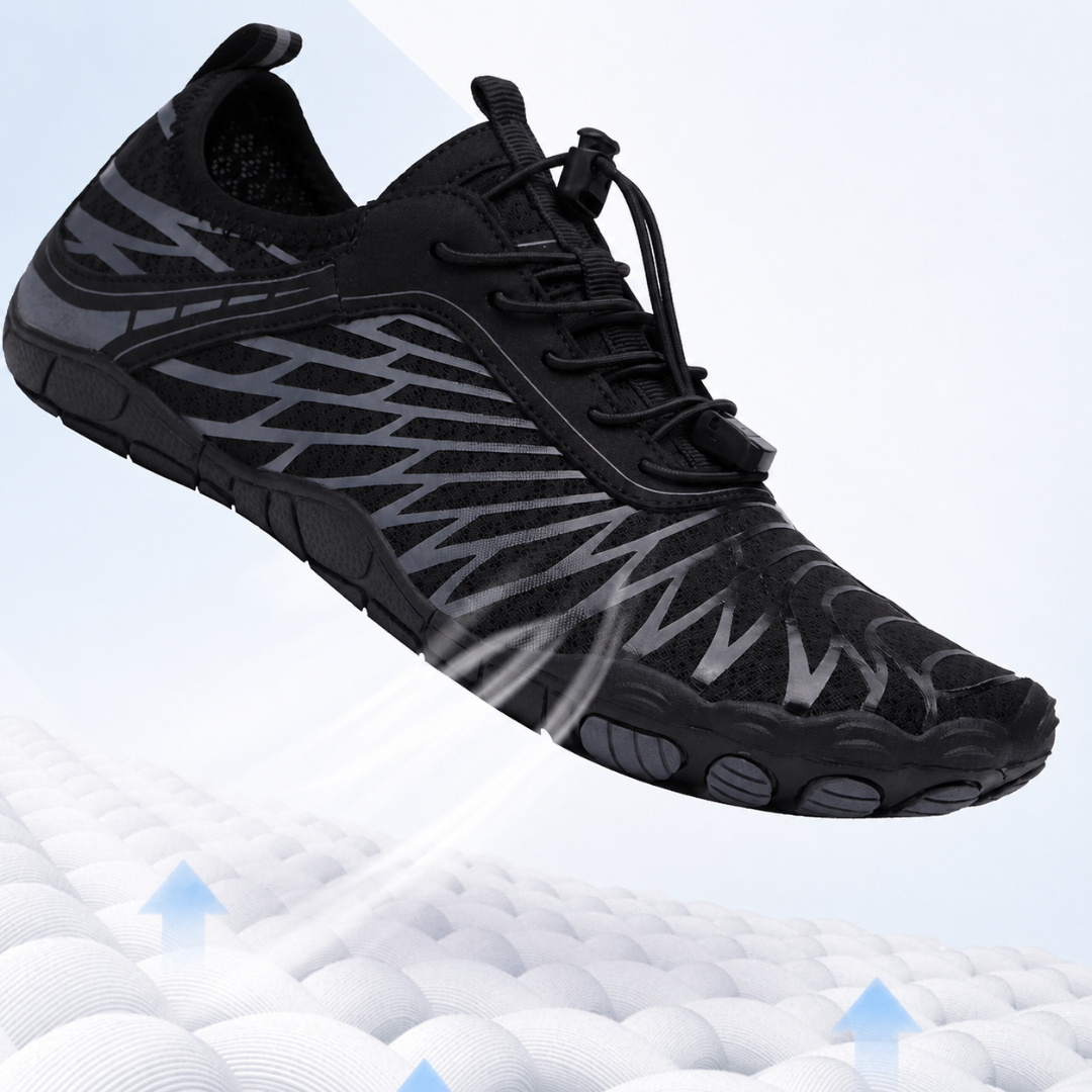 BareStep | Ultralichte barefoot-schoen met brede teenbox.