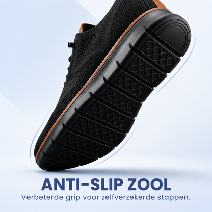 Night Step | Orthopedische Wandelschoen met Zwarte Zool