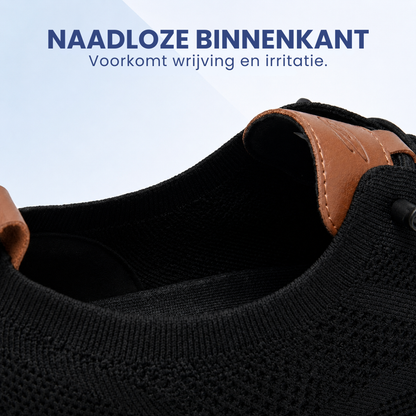 Night Step | Orthopedische Wandelschoen met Zwarte Zool