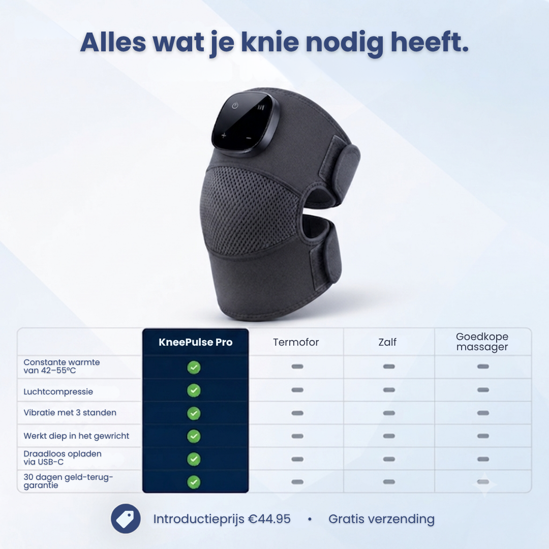 KneePulse Pro | 3 in 1 Knie massager