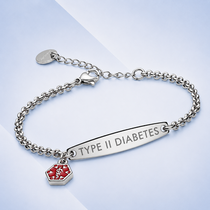 Levensteken Dames | Diabetes Medische Alarmarmband
