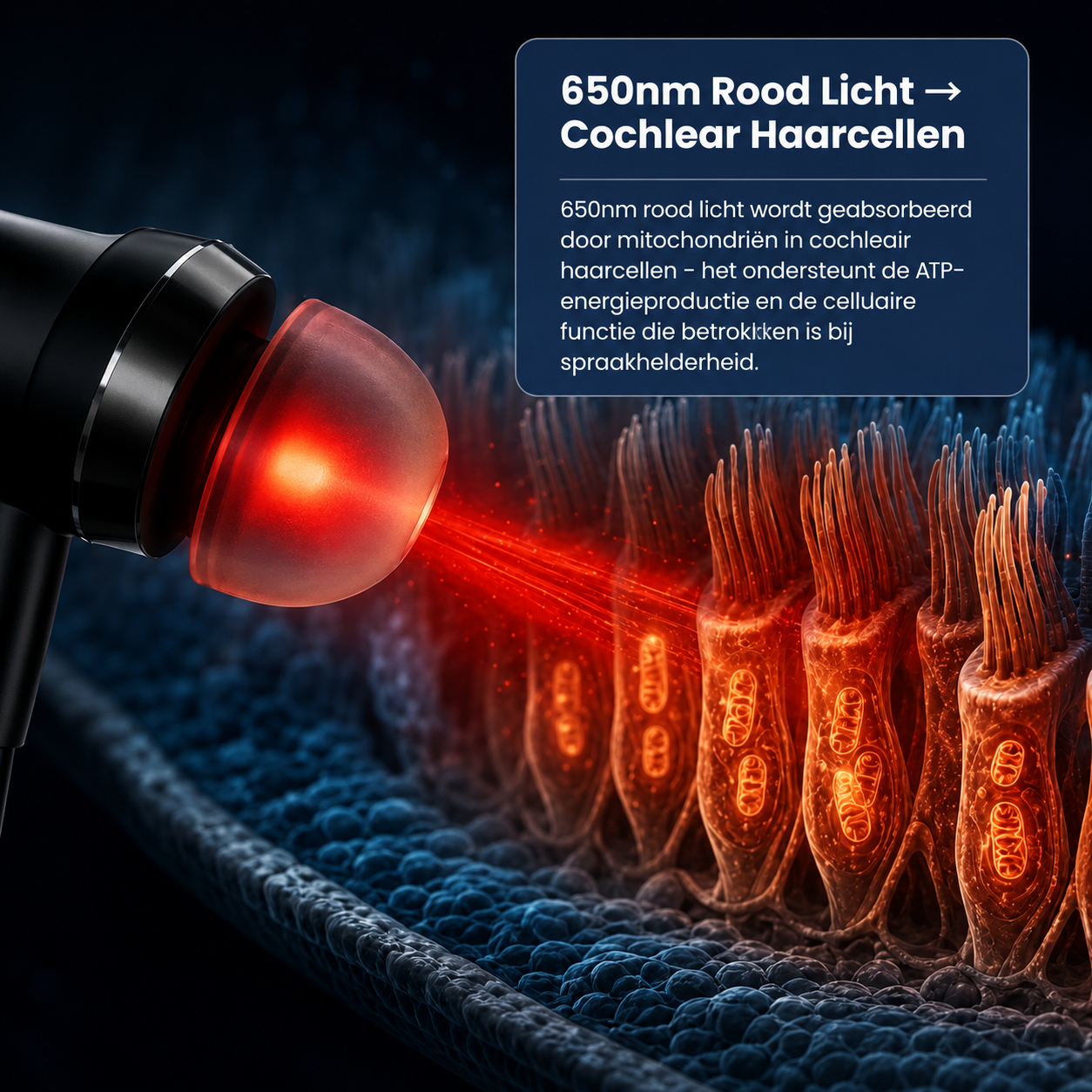 ReHear Pro | Gehoor herstel rood licht therapie