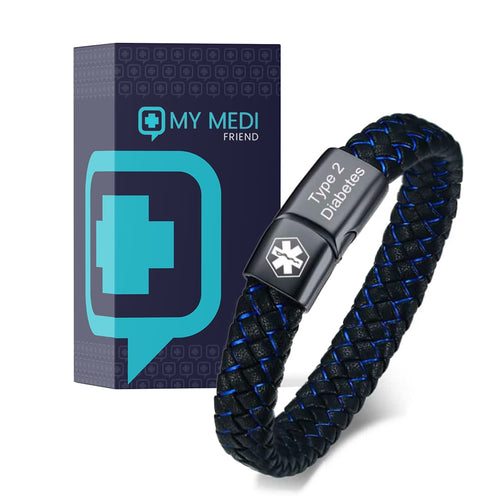 Levensteken Heren | Diabetes Medische Alarmarmband
